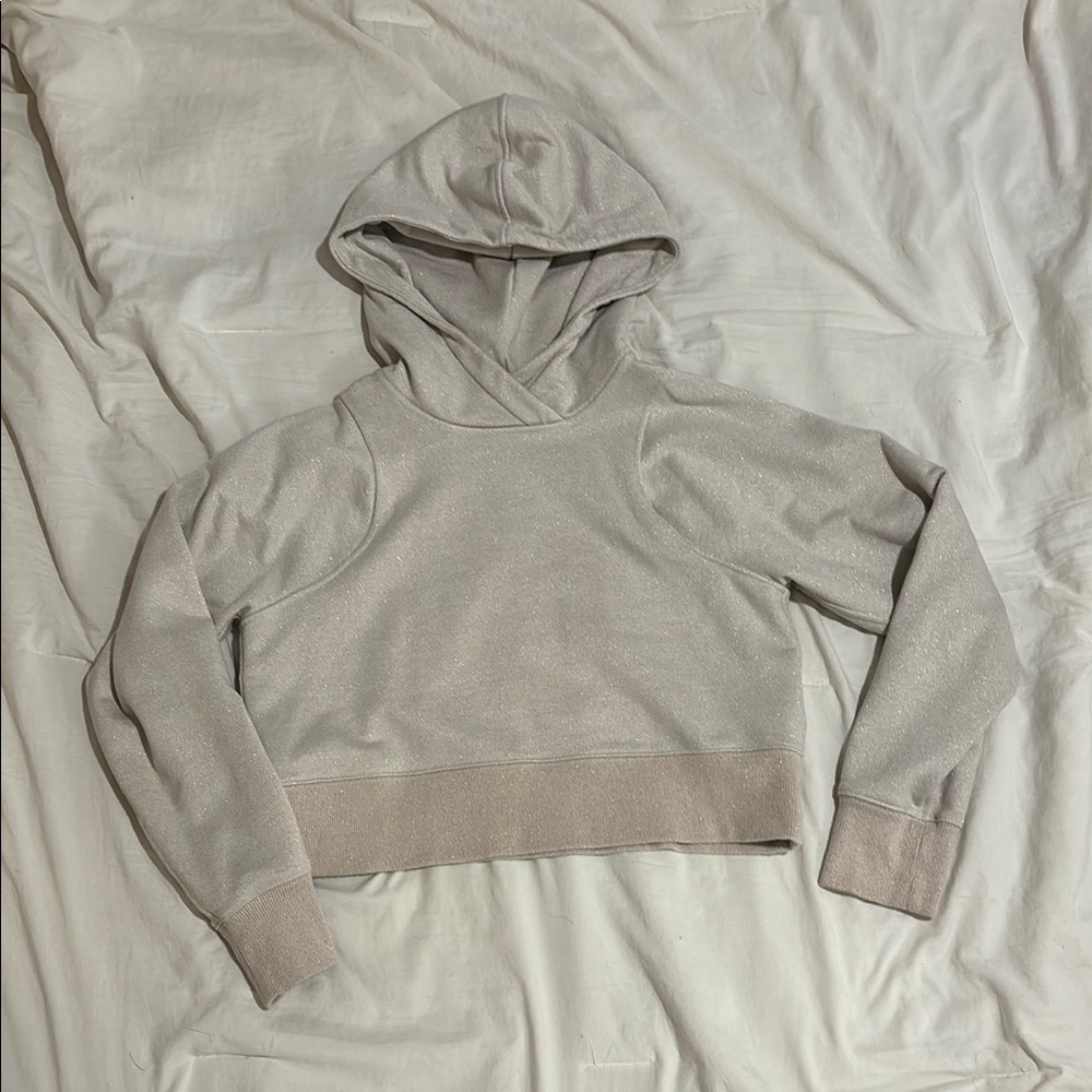 Lululemon Cropped Hoodie Spark Bone Beige
